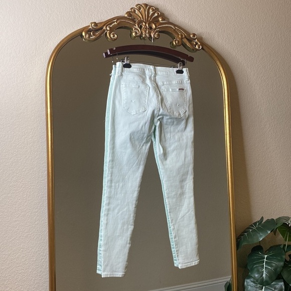 Hudson Natalie Mid-rise Skinny Ankle Mint Green Jeans Size 27 - Picture 4 of 8